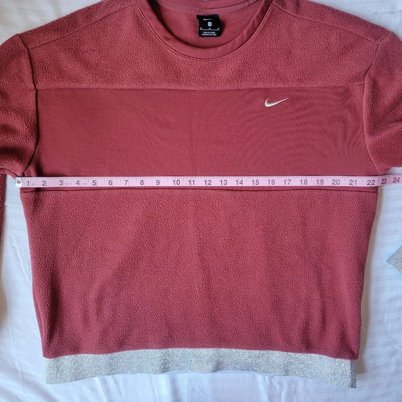 Nike Therma Icon Clash Fleece Crew Neck Sweatshirt Womens Medium M - Picture 10 of 11